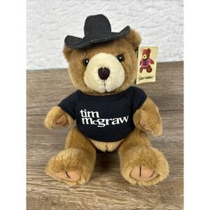Signature Superstars 1998 Tim McGraw Country Cuddles Brown Bear Western Plush